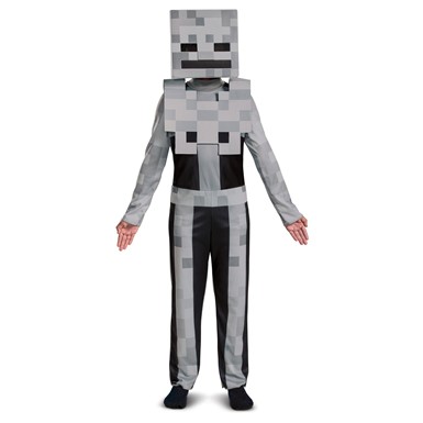 Boys Minecraft Skeleton Classic Halloween Costume