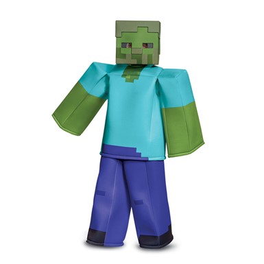 Boys Minecraft Zombie Prestige Halloween Costume
