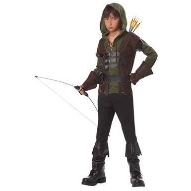 Boys Robin Hood Archer Kids Halloween Costume