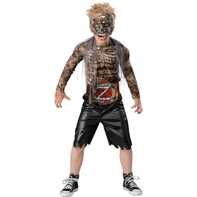 Boys Rotting Wrestler Zombie Child Halloween Costume