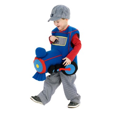 Boys Train Engine Infant Halloween Costume size 2T-4T
