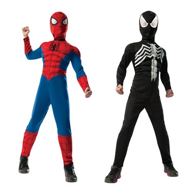 Boys Ultimate Reversible Spider-Man Halloween Costume