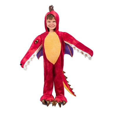 Child Chompin' Red Dragon Halloween Costume