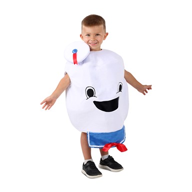 Child Ghostbusters Feed Me Stay Puft Candy Catcher Costume