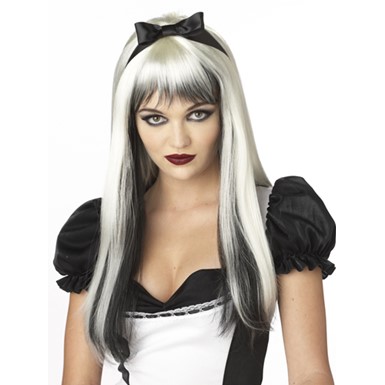 Dark Alice Long Blonde Wig Halloween Costume Accessory