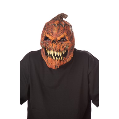 Dark Harvest Scary Pumpkin Ani-Motion Halloween Mask