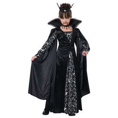 Dark Vampire Queen Girls Halloween Costume