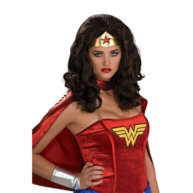 Dawn of Justice Wonder Woman Wig Halloween Accessory