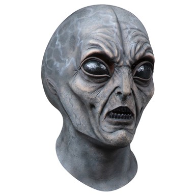 Deluxe Evil Invader 51 Adult Alien Halloween Mask