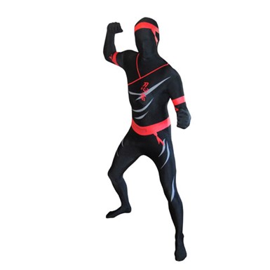 Deluxe Ninja Skintight Bodysuit Morphsuits Costume