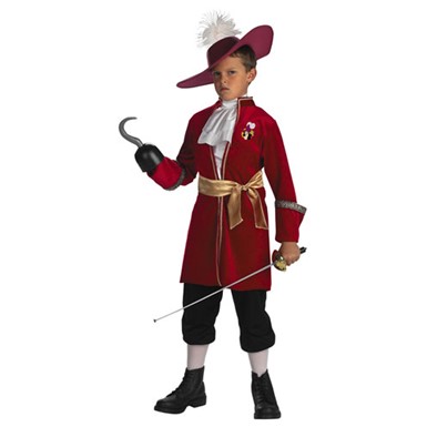 Disneys Captain Hook Child Pirate Costume