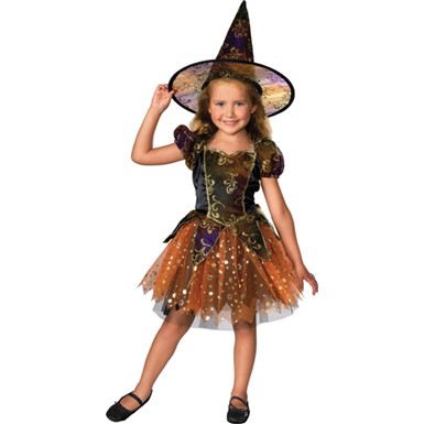 Elegant Witch Ballerina Child Halloween Costume