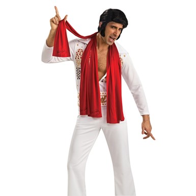 Elvis Presley Red Scarves Halloween Costume Accessory