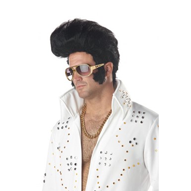 Elvis Rock N' Roll Wig for Adult Halloween Costume