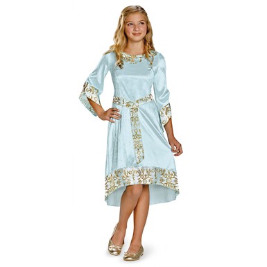 Girls Aurora Blue Dress Classic Halloween Costume