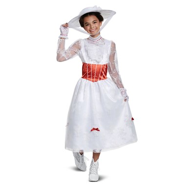 Girls Deluxe Mary Poppins Halloween Costume