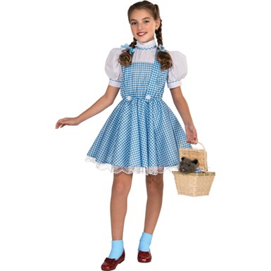 Girls Deluxe Oz Dorothy Halloween Costume