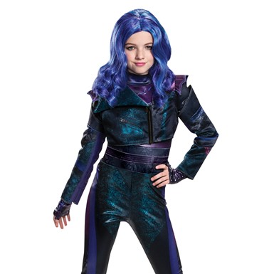 Girls Disney Descendants Mal Purple Wig