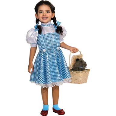 Girls Dorothy Sequin Halloween Costume