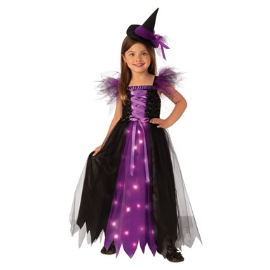 Girls Fancy Witch Child Halloween Costume