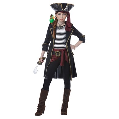 Girls High Seas Captain Halloween Costume
