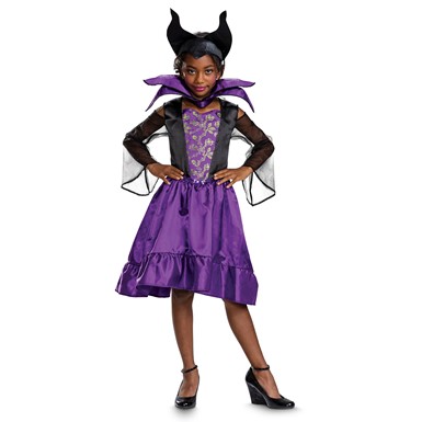 Girls Maleficent Child Disney Villains Costume