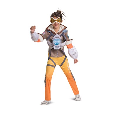 Girls Overwatch Deluxe Tracer Costume