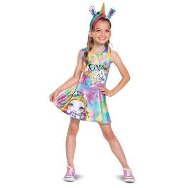 Girls Poopsie Unicorn Rainbow Brightstar Classic Costume