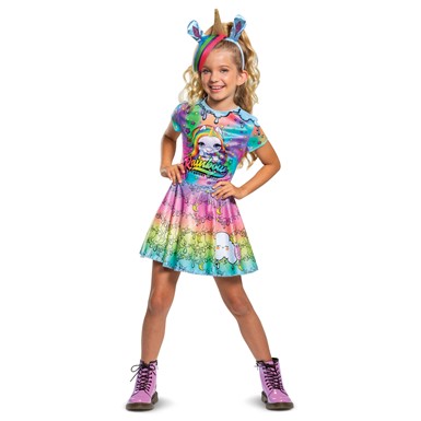 Girls Poopsie Unicorn Rainbow Brightstar Deluxe Costume