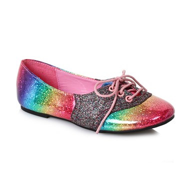 rainbow sparkle shoes