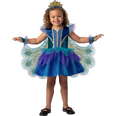 Girls Tutu Peacock Fairy Halloween Costume