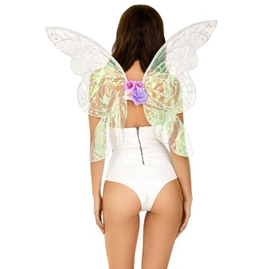 Iridescent Glitter Fairy Wings Costume Accessory