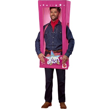 Ken Barbie Box Adult Halloween Costume Accessory