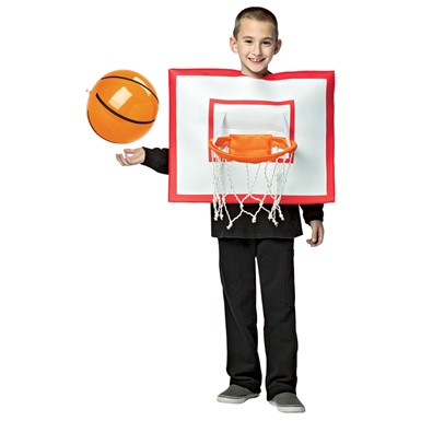 Kids Basketball Hoop Funny Costume size 7-10