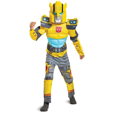 Kids Bumblebee EG Muscle Transformers Cyberverse Costume
