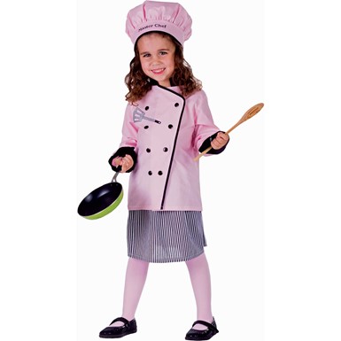 Kids Cook Master Chef Girls Halloween Costume