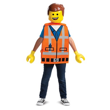 Kids Emmet LEGO Movie Costume Standard Size