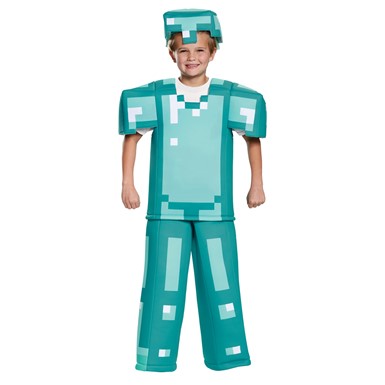 Kids Minecraft Armor Prestige Halloween Costume