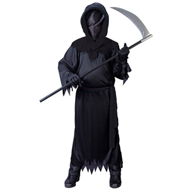 Kids Phantom Costume - Black - Boys Scary Halloween Costumes