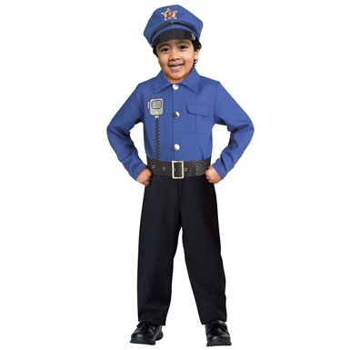 Kids Ryan's World Sound FX Police Officer Costume