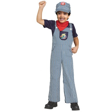 Kids Ryan's World Sound FX Train Engineer Costume