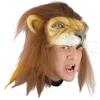 Lion Helmet Warrior Costume Accessory
