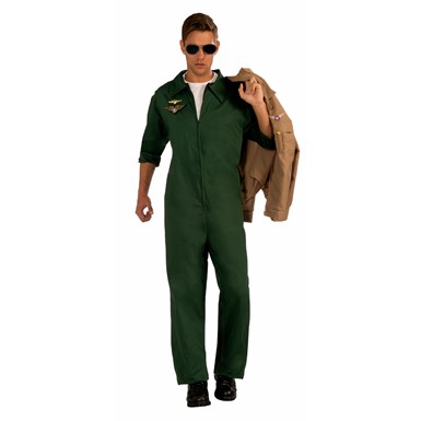 Mens Air Force Aviator Jumpsuit Costume Size Standard