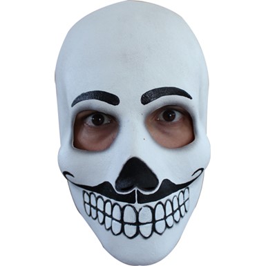 Mens Skull Day Of The Dead Catrin Adult Costume Mask