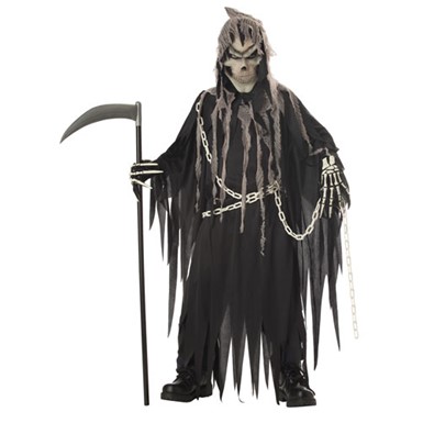 Grim Reaper Costume - Mr. Grim - Child Halloween Costumes
