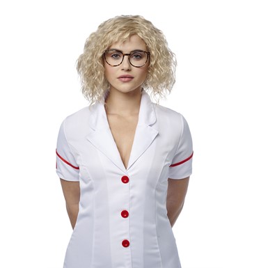 Nutty Nurse Blonde Wig Adult Costume Accessory