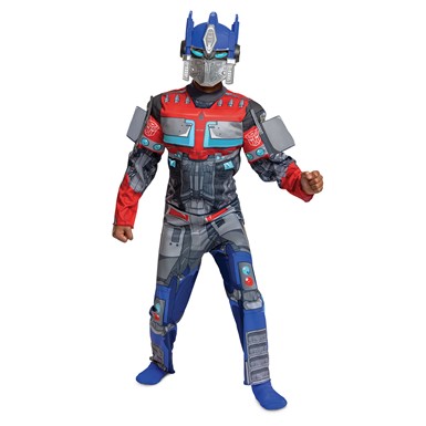 Optimus Prime Transformers Boys Muscle Costume