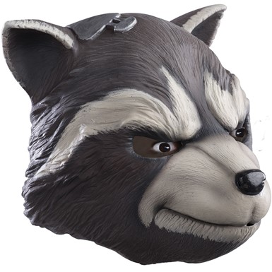 Overhead Rocket Raccoon Halloween Mask