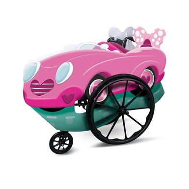 Pink Minnie Mouse Adaptive Wheelchair Cover