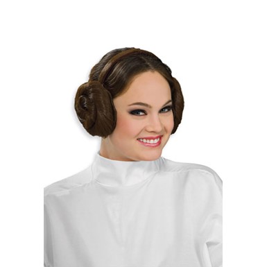 Princess Leia Headband with Hair Buns for Costume